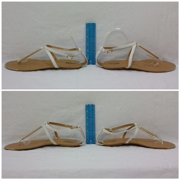 CHARLOTTE RUSSE, Goldtone Accents Sandals, size 10 - Picture 4 of 8